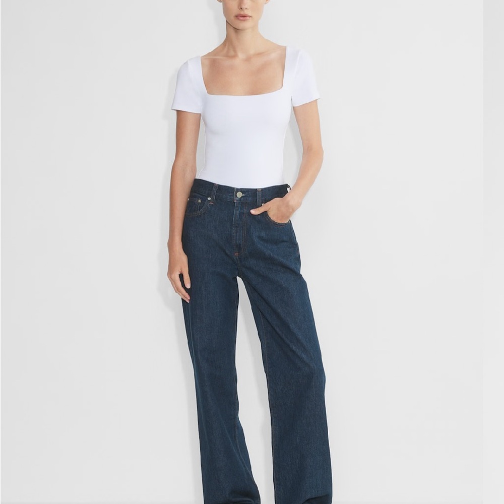 Aritzia White Bodysuit Timeless Elegance
